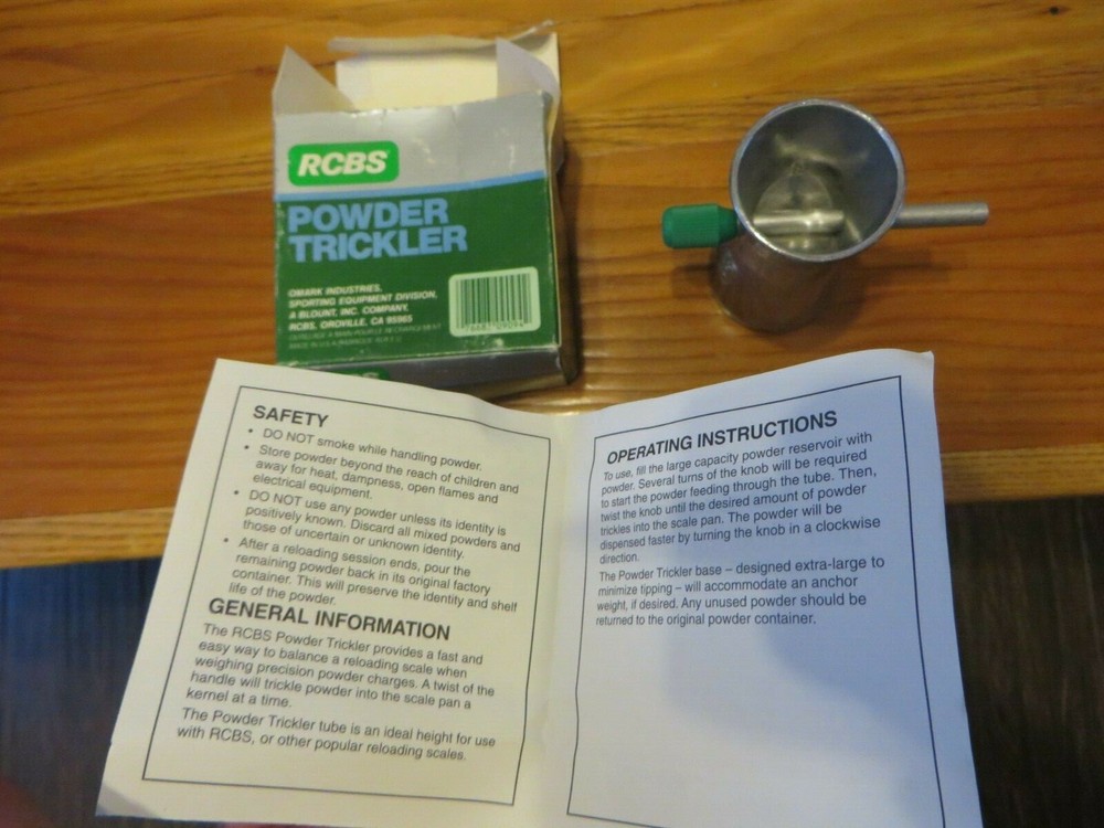 NEW RCBS Powder Trickler