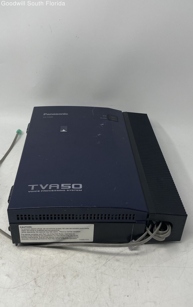 Panasonic Model KX-TVA50 Blue Black Voice Processing System With Accessories