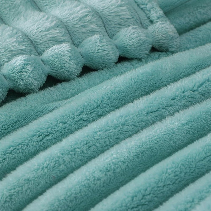 Soft Microfiber Throw Blanket Plush Fleece Lightweight Durable Elegant Design US