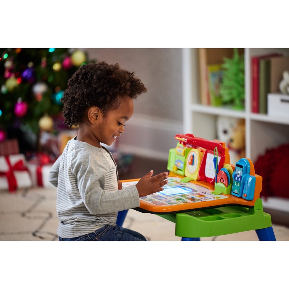 VTech Get Ready for School Learning Desk, Multicolor, 22" Tall, Infant