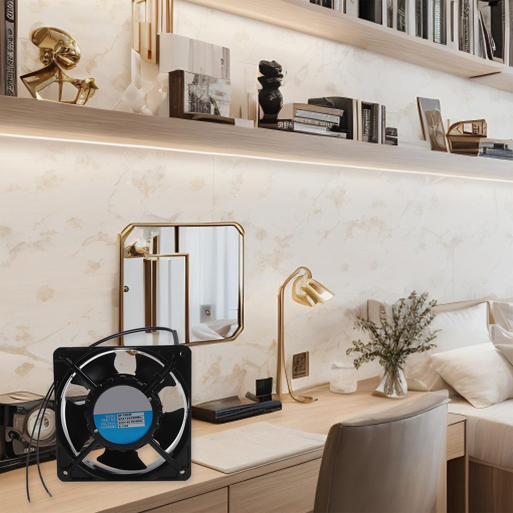 For Fireplace Axial Fan with High Temp Resistance and Quiet Functionality