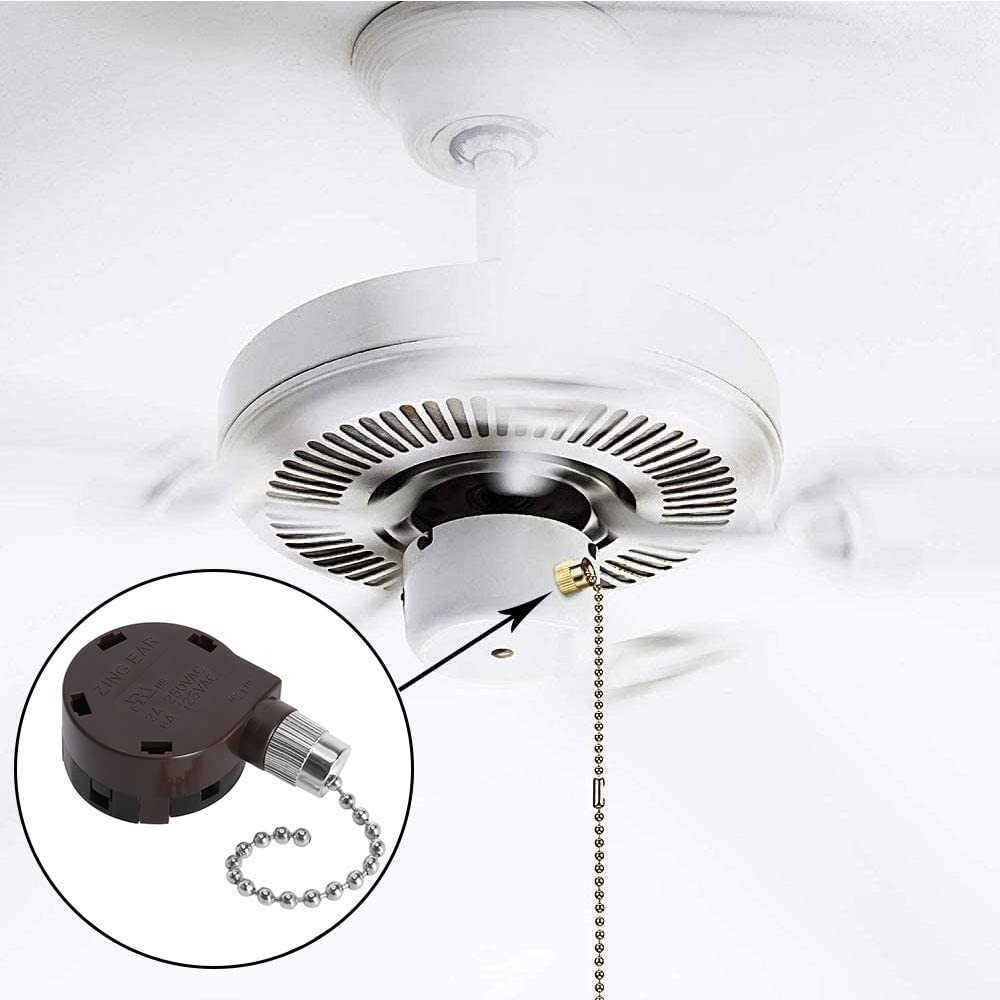Ceiling Fan Switch Zing Ear Ze268s5 4 Speed 5 Wire Switch Ceiling Fan Light Repl