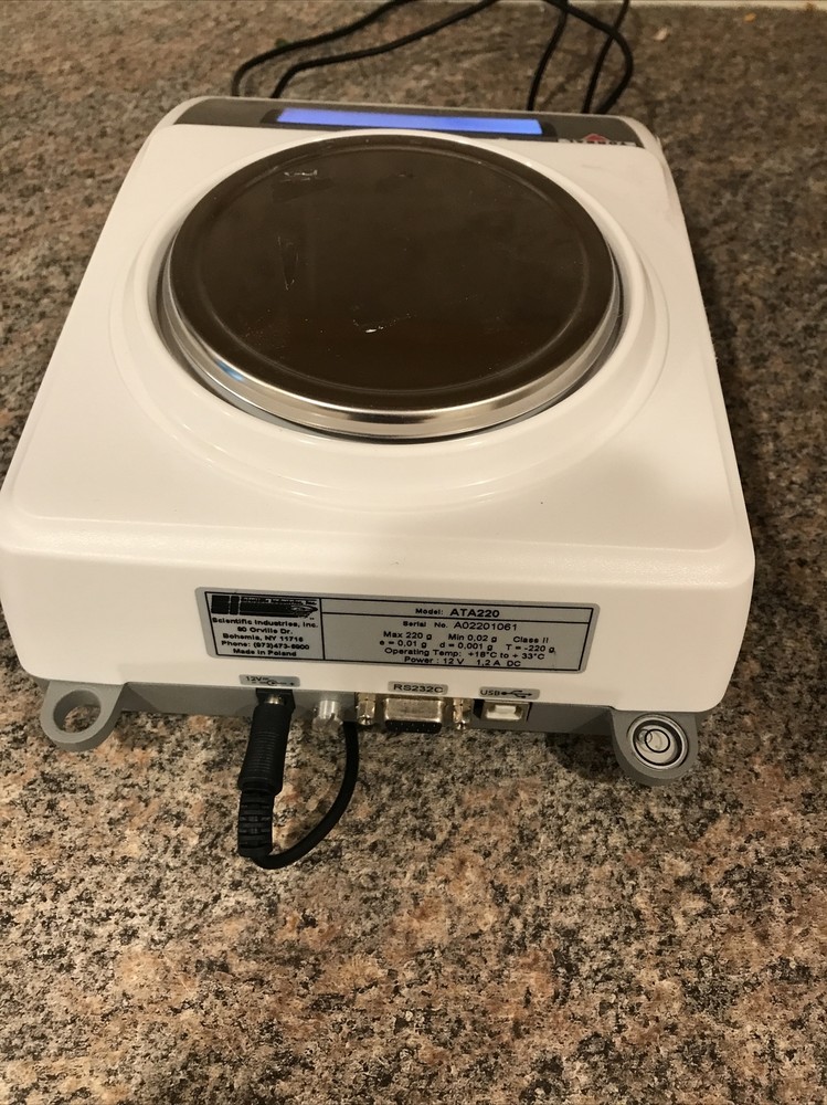 TORBAL ATA220 PRECISION DIGITAL COMPACT BENCH SCALE 220G