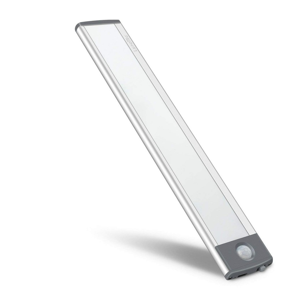 LED Motion Sensor Cabinet Under Counter Closet Lighting, Wireless USB Recharg...