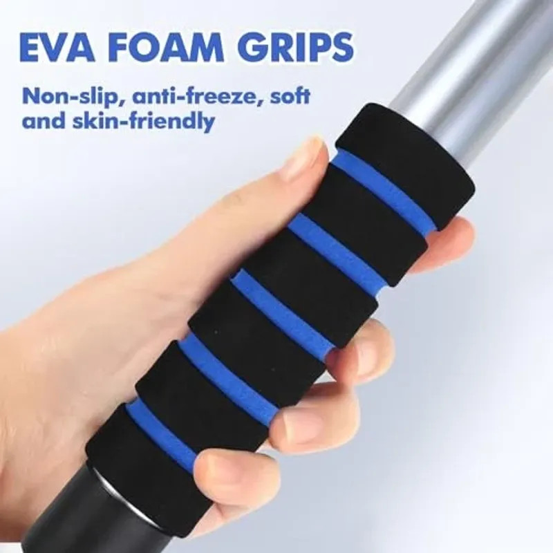 Ice Scraper for Car Windshield Window, Scratch Free Silicone Ice Snow Blue