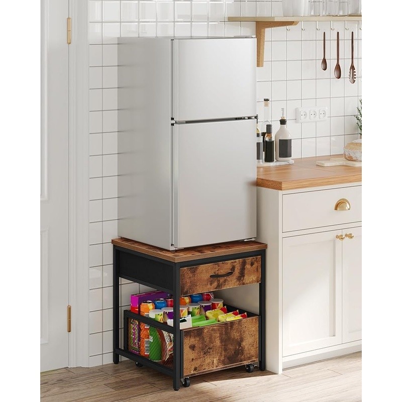 Mini Fridge Stand Storage Table Compact Beverage Organizer Easy Assembly New