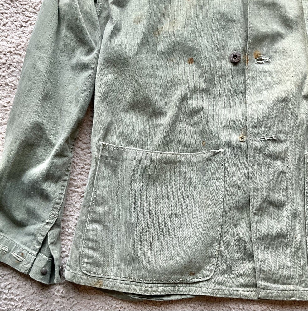 WW2 US Marines USMC P41 HBT Jacket Named