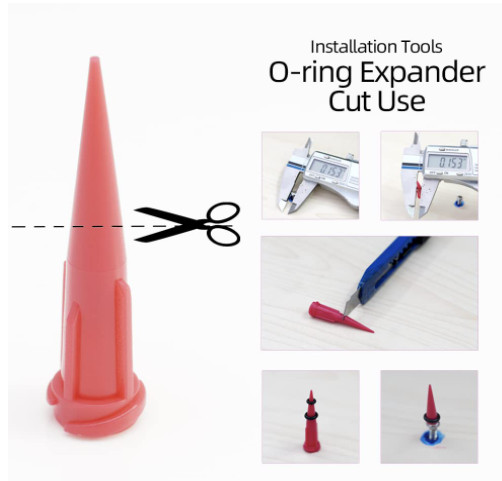 Replacement O-Ring Tool Kit for Mini Dental Implants - 3 Sizes, 36 Total