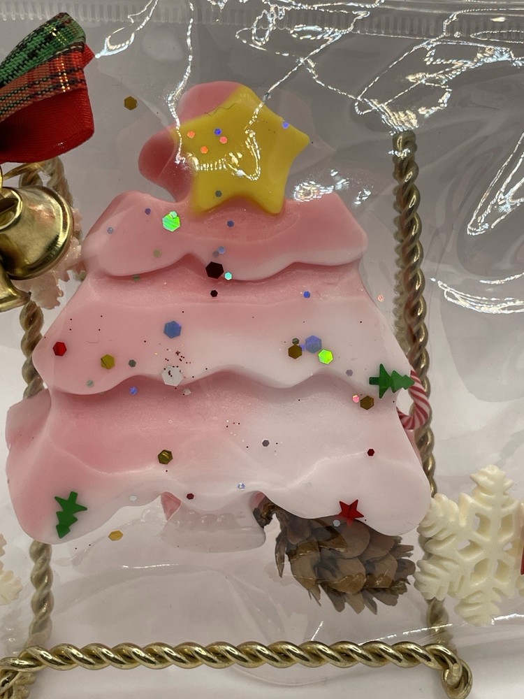 Taba Squishy Handmade Decorated Christmas Tree Fidget Creamy Texture