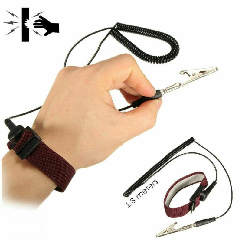Adjustable Anti Static ESD Wrist Strap Discharge Ground Bracelet Electronic A