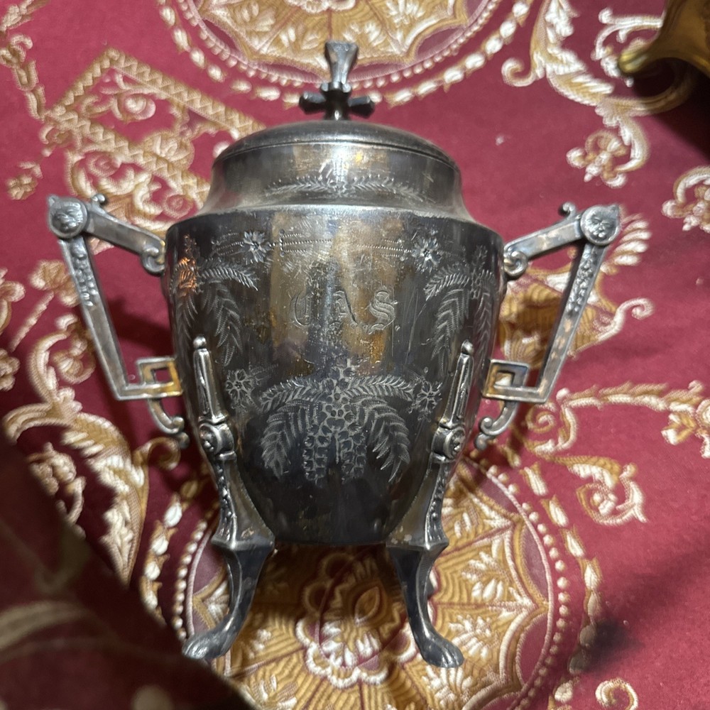 Meriden B. Company tea set 1877