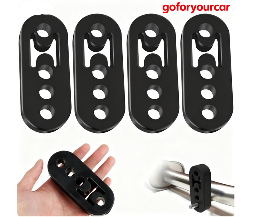 4Pc Performance Polyurethane Rubber Exhaust Hangers Adjustable Muffler Universal
