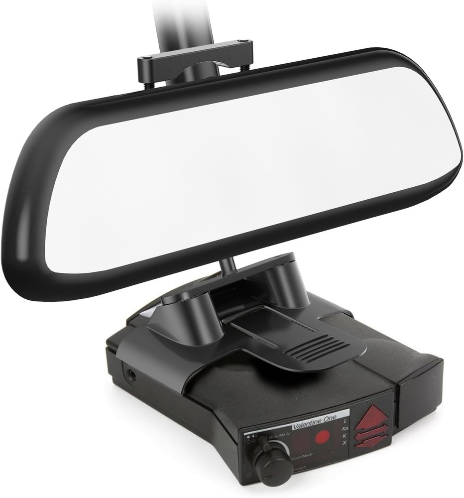 Universal Radar Detector Mount Bracket Rearview Mirror Holder