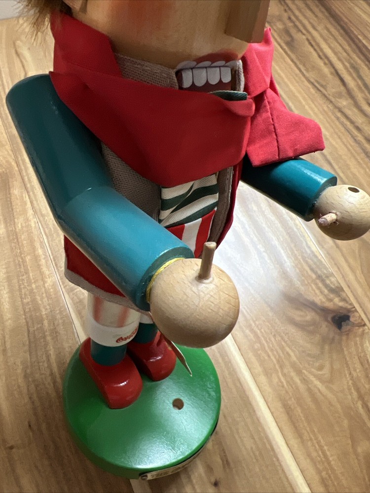 Vintage Original Steinbach Coca-Cola Collection Fan 1998 Nutcracker Missing Acc