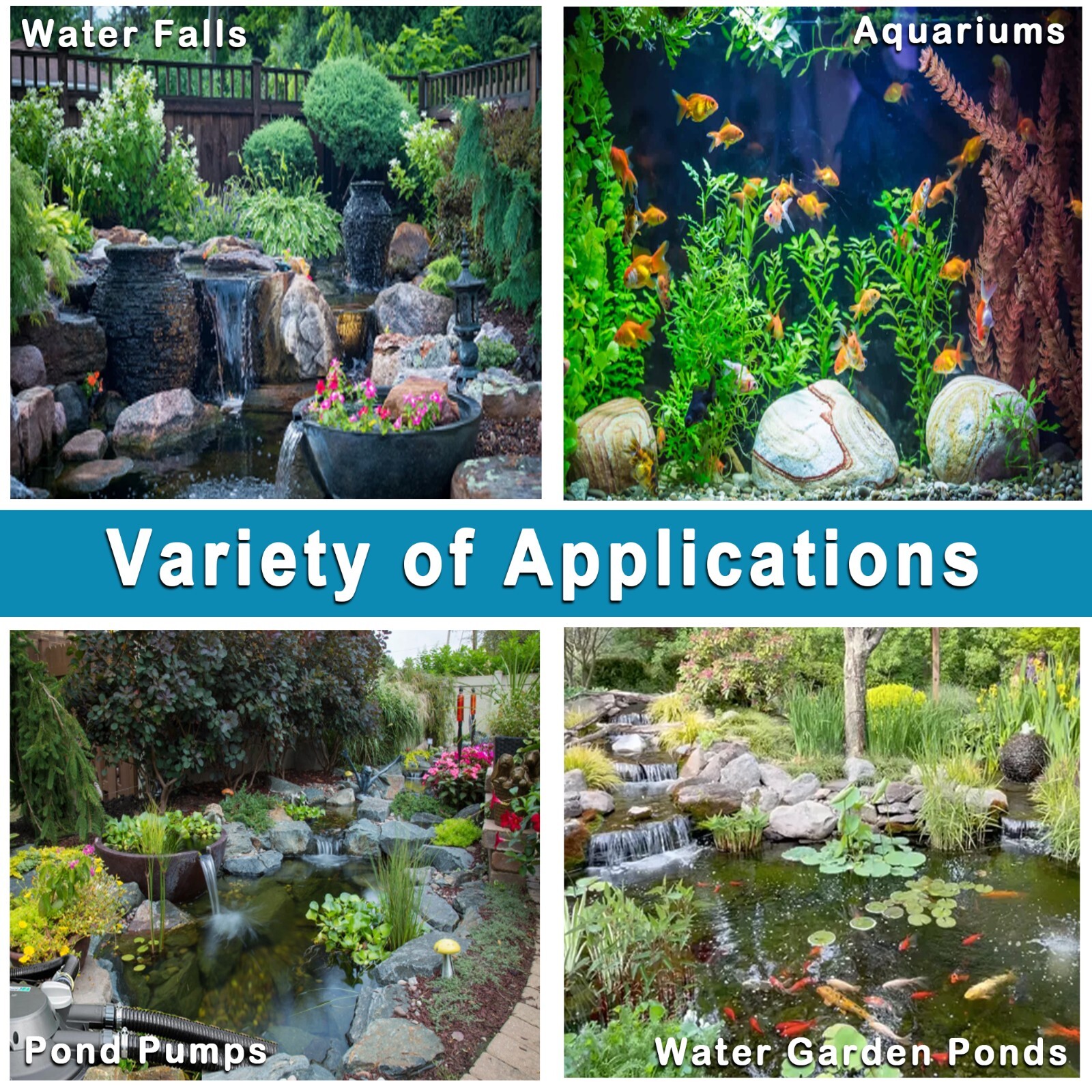 2" Non Kink Corrugated Pond Tubing & Hose for Water Garden & Koi Ponds - UL