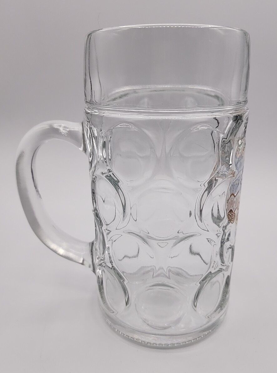 German Beer Stein Oktoberfest Bier Girl Carrying Steins Mugs 1 Liter