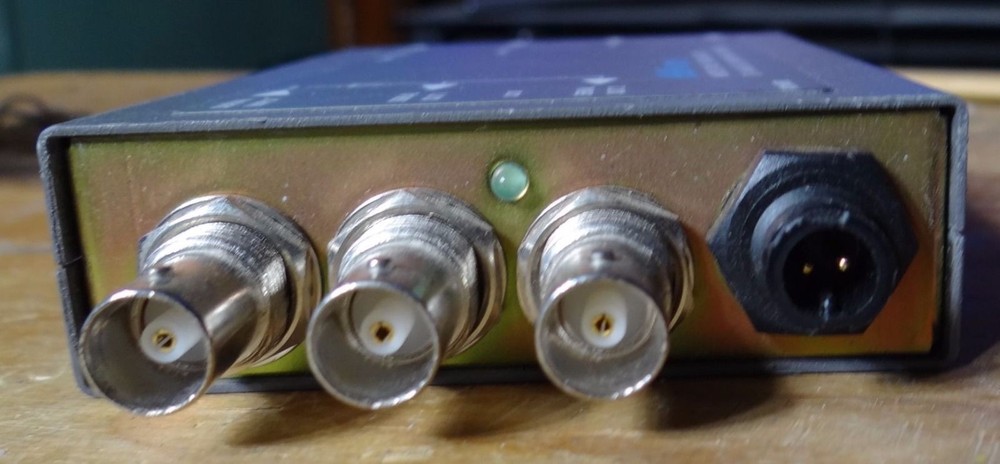 AJA VIDEO MODEL DC10E SERIAL DIGITAL TO ANALOG COMPONENT /COMPOSITE