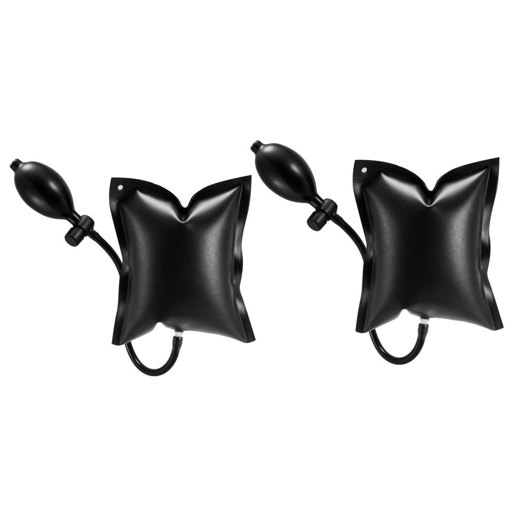 Air Pump Wedge Alignment Tool Inflatable Shim Powerful Square 2pcs, Black