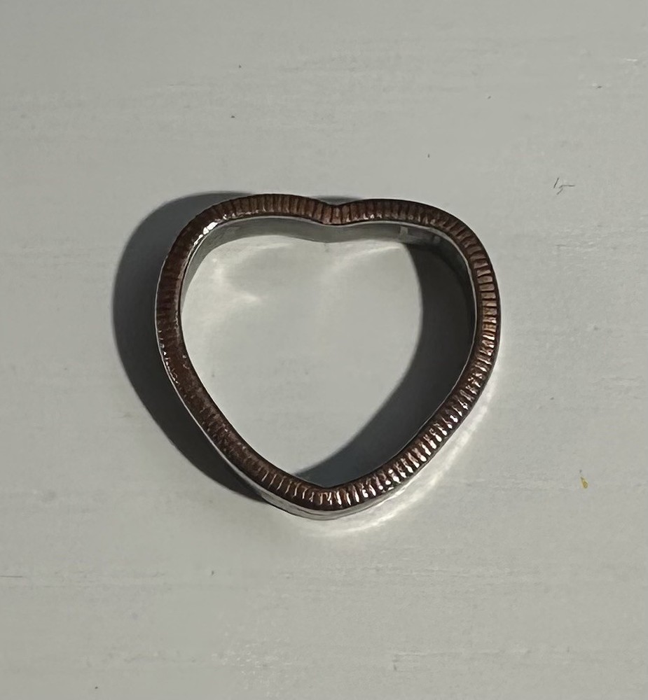 Quarter  Heart Pendant