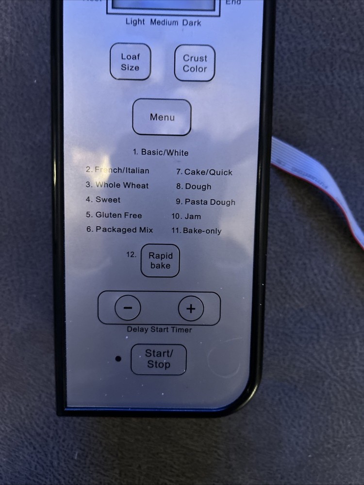 Cuisinart CBK-100 2 Pound Bread Maker Replacement Digital Display Control Board