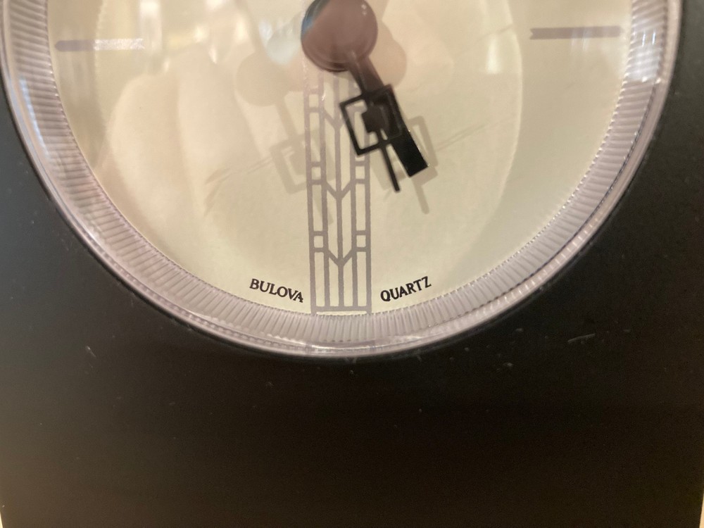 Frank Lloyd Wright Glasner House Clock by Bulova - Used