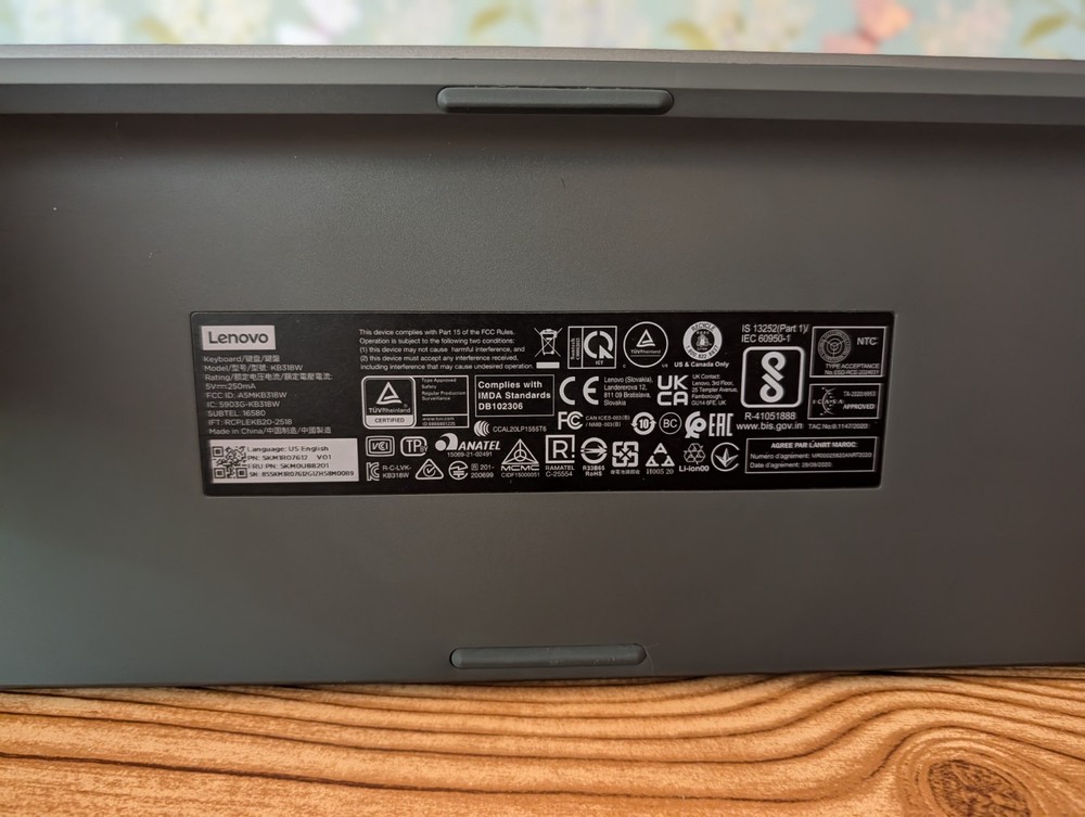 2025 Lenovo Rechargeable Bluetooth Keyboard & mouse