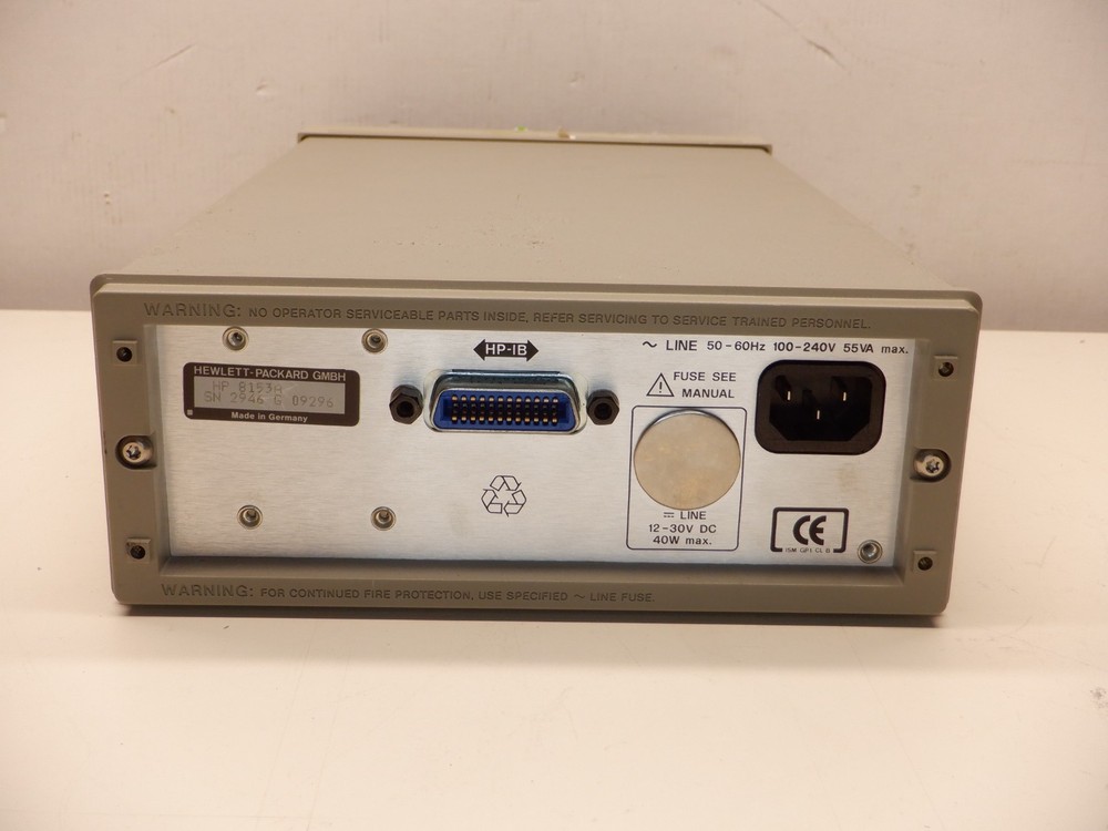 HP 8153A LIGHTWAVE MULTIMETER