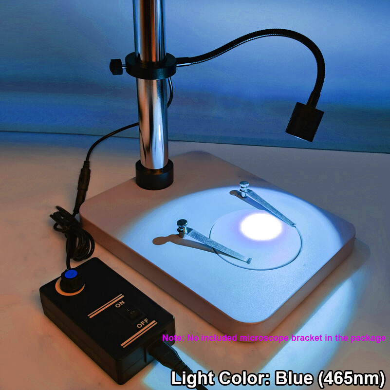 3W Gooseneck Single LED Light Illuminator Lamp For Industry Microscope Camera