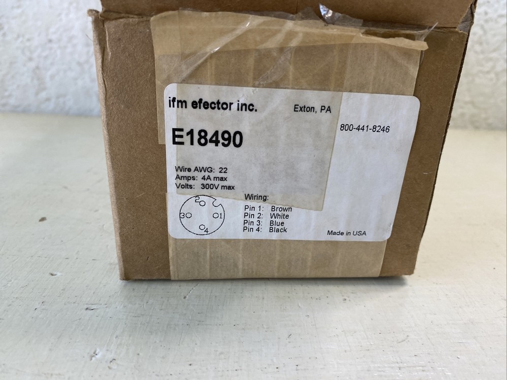 EFECTOR CONDUIT ADPTR, MICRO DC, 3/4"-E18490 LOT OF 4