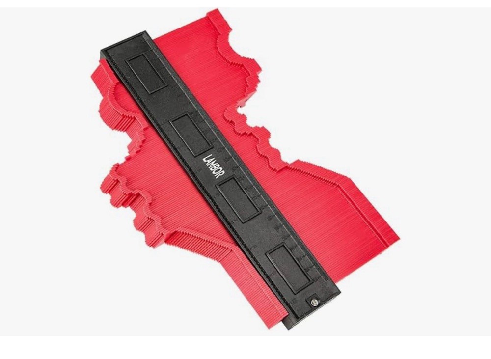 Rectangle Head Protractor With A Bonus Contour Gauge Profile Duplicator