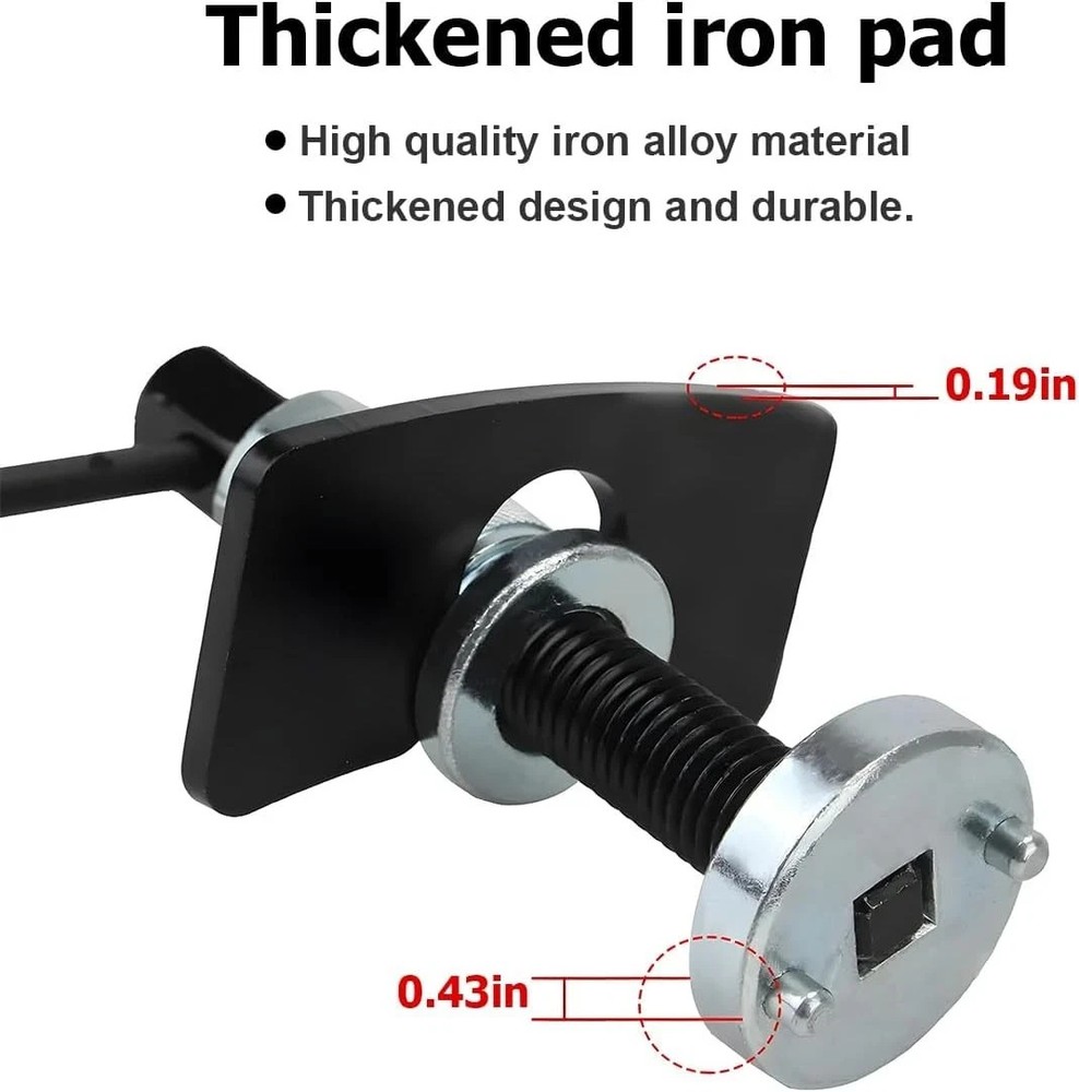 Car Brake Piston Wind Back Tool, 3pcs/Set Brake Caliper Piston Rewind Tool, Auto