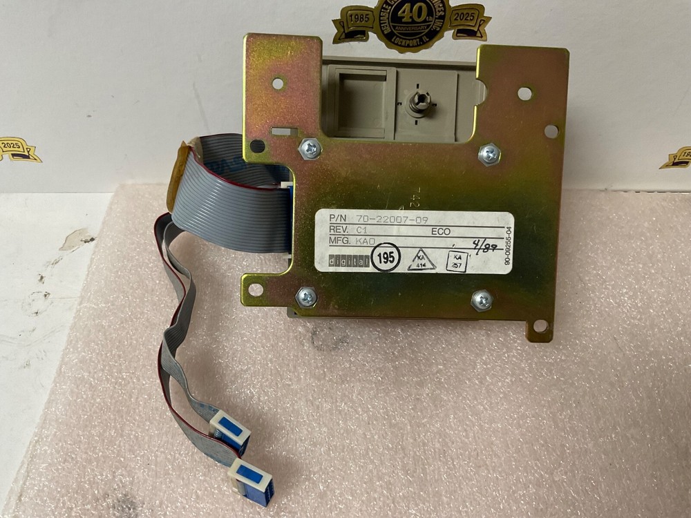 DEC Digital Equipment 70-22007-09 Limited Function 2 button Control Panel cable