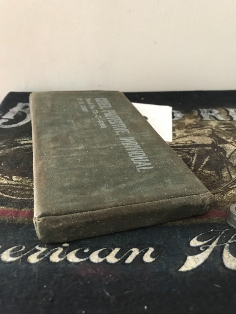 Army surplus gas protecting poncho