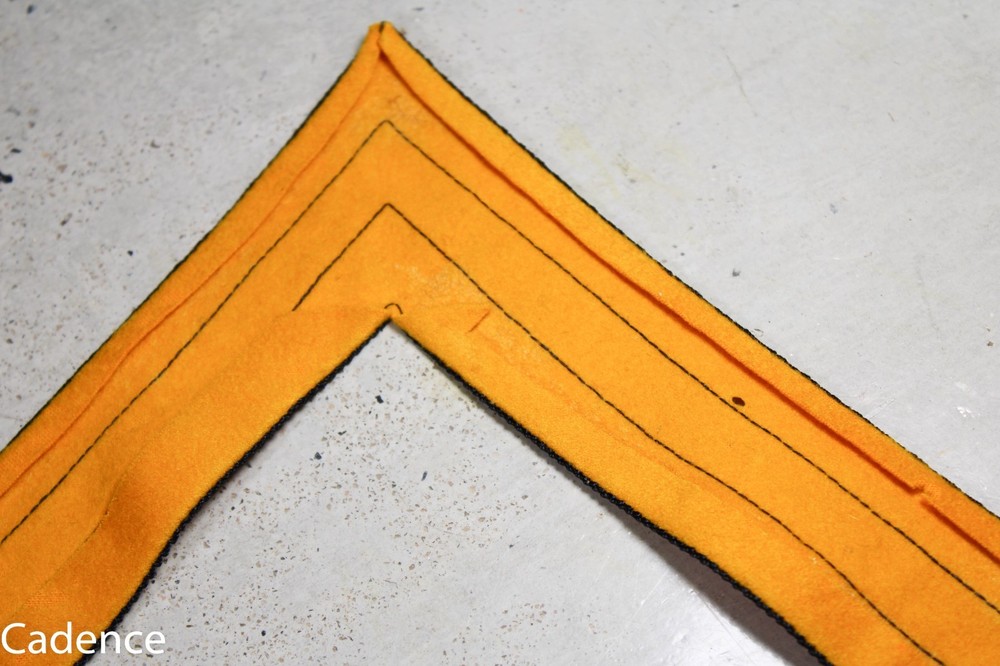 US Indian Wars Cavalry Master Sergeant Rank Chevron Stripes Patch Pair B803
