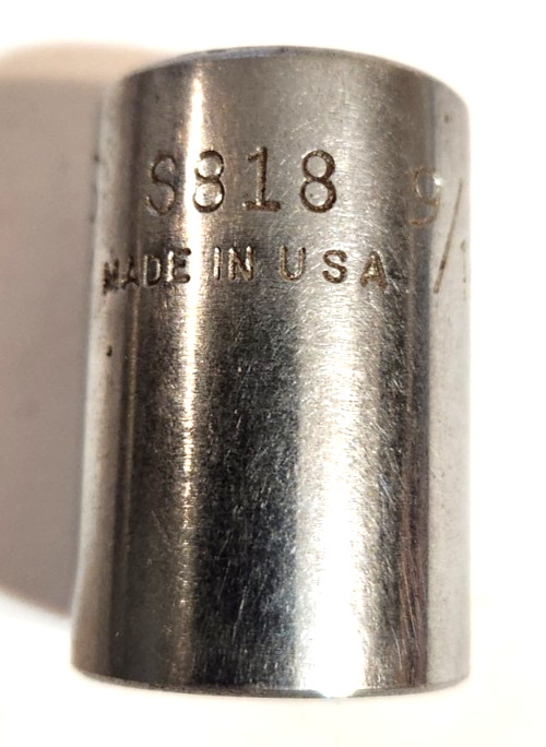 billings vitalloy 9/16 socket S818 1/2 drive 8 points
