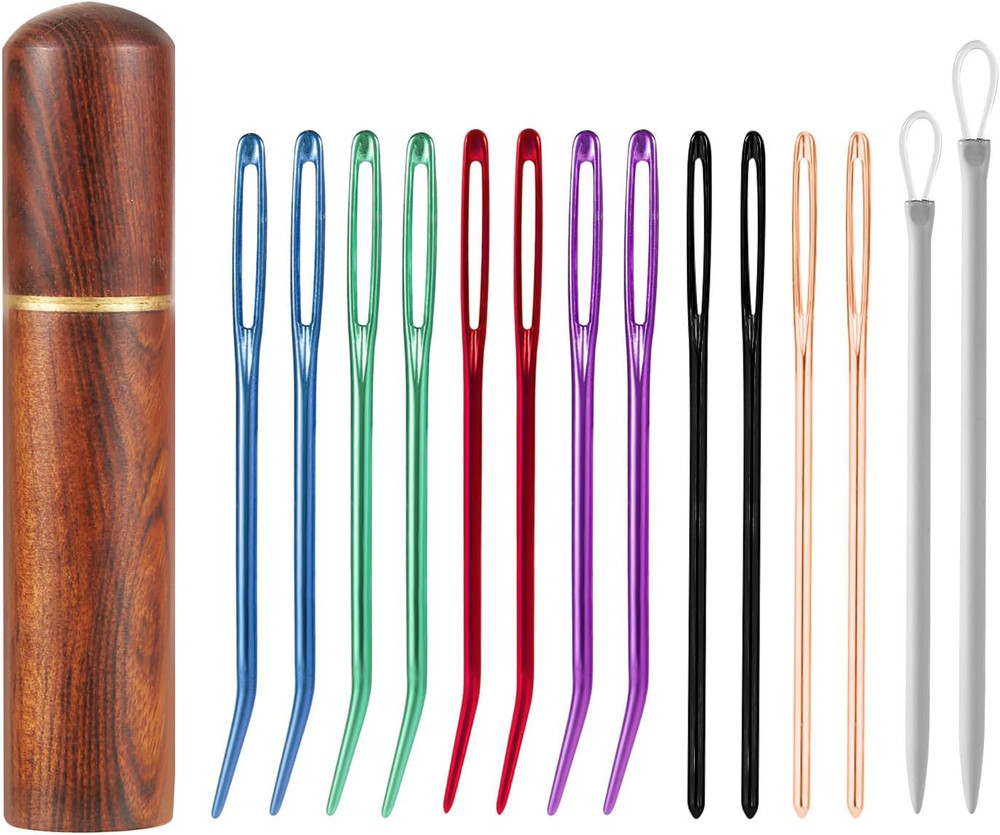 Large Eye Sewing Needles Set, Yarn Sewing Needle Sharp Tapestry Needles Tapestry