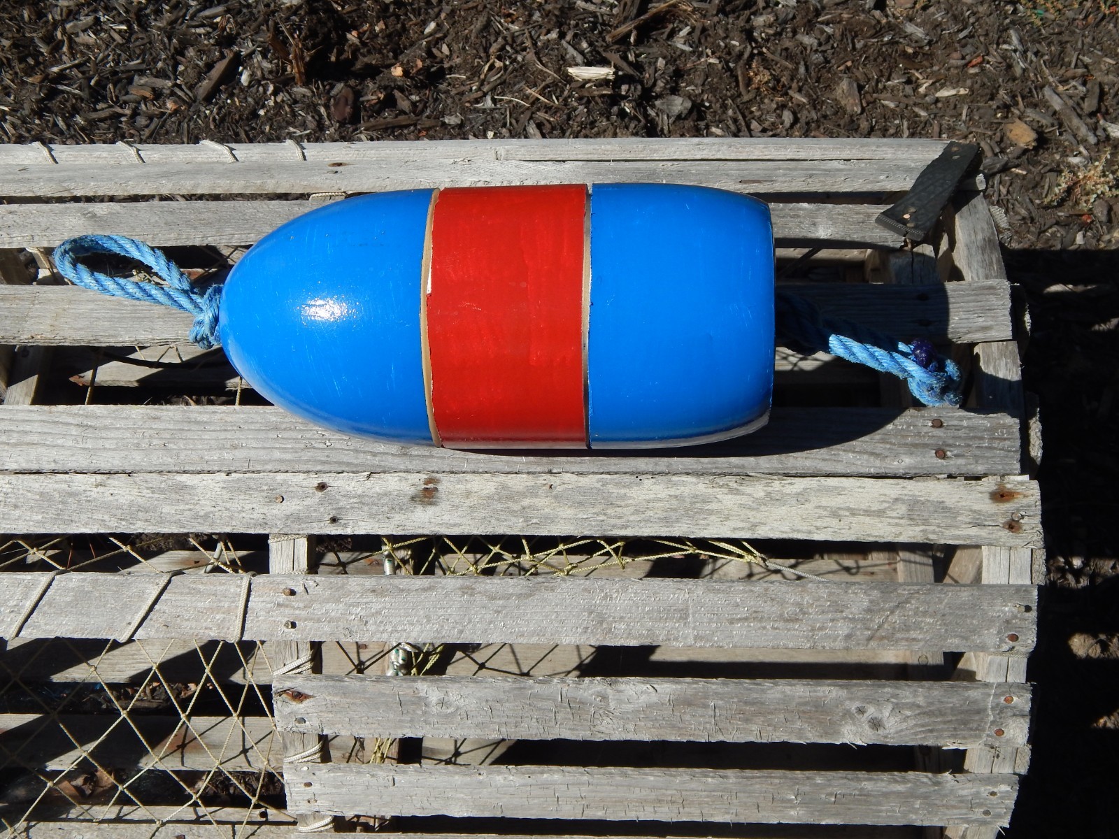 FREE SHIP 207 Maine Lobster BUOY nautical pot bouy float shore crab Lake CAPE
