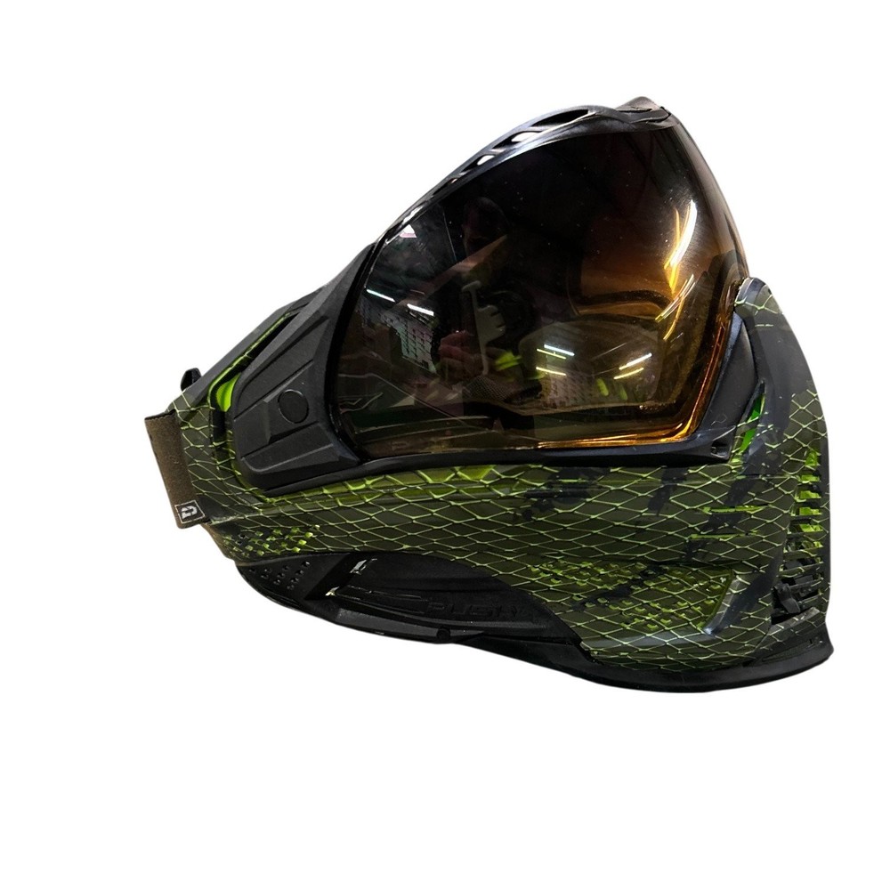 Used Push Paintball Mask w / Case