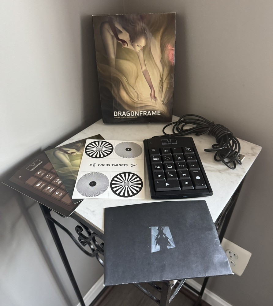 Dragonframe 4 DZED USB Keypad Controller DFK02 Stop Motion Animation No Software