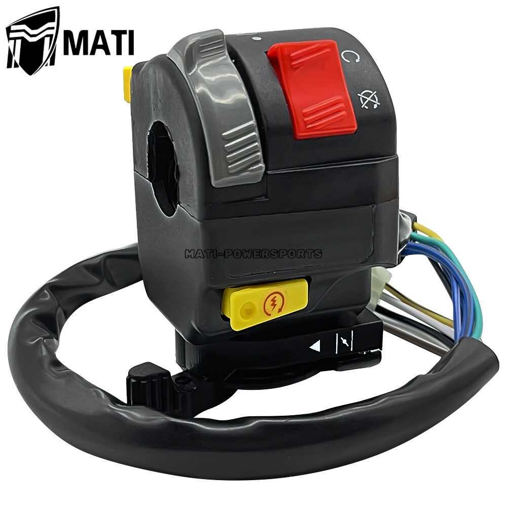 Left Handlebar Switch Start Kill Stop Headlight for Polaris Phoenix/Sawtooth 200