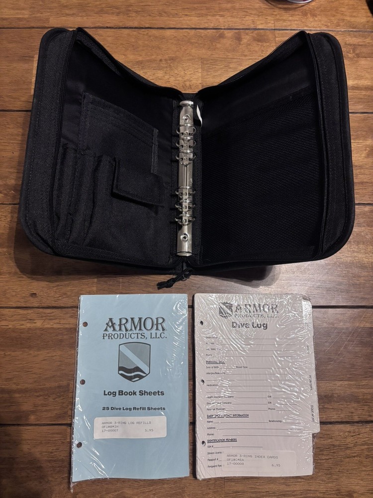 Armor Dive Log With Pages