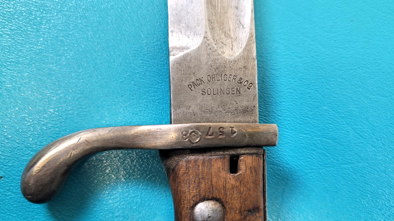 WWI German 1898 /05 Sawback Bayonet Sword Pack Ohliger & Co. Solingen TR609