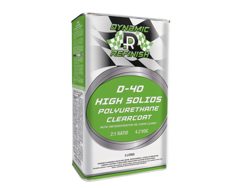 Dynamic Refinish HS 2:1 Clearcoat & Fast Activator (7. 5 Ltr. Kit)