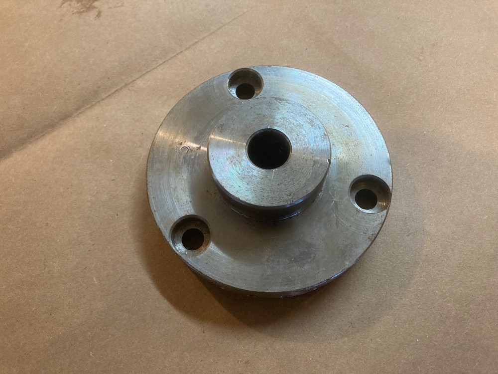 Axminster chuck backing plate 5/8" smooth bore for Shopsmith