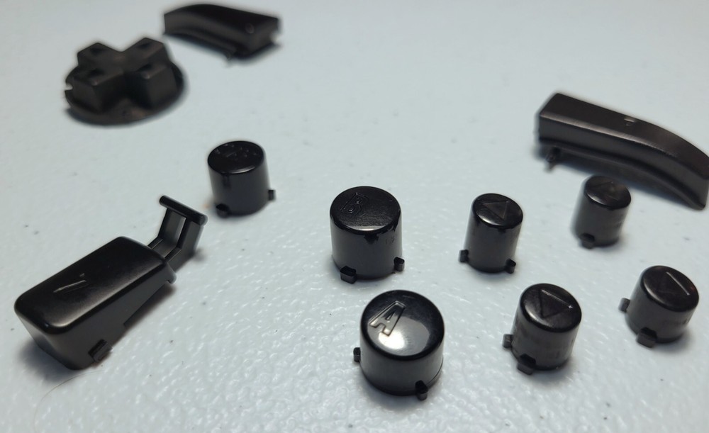 Custom N64 Blackout Buttons For Controller