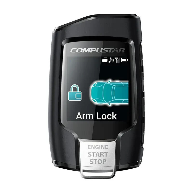 Compustar CS8910-A 2-Way LCD Q9 FM Vehicle Security System Bundle