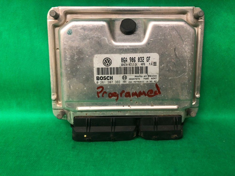 PROGRAMMED PLUG & PLAY 02 VW JETTA BEETLE 2.0 ATX CONTROL MODULE ECU 06A906032GF