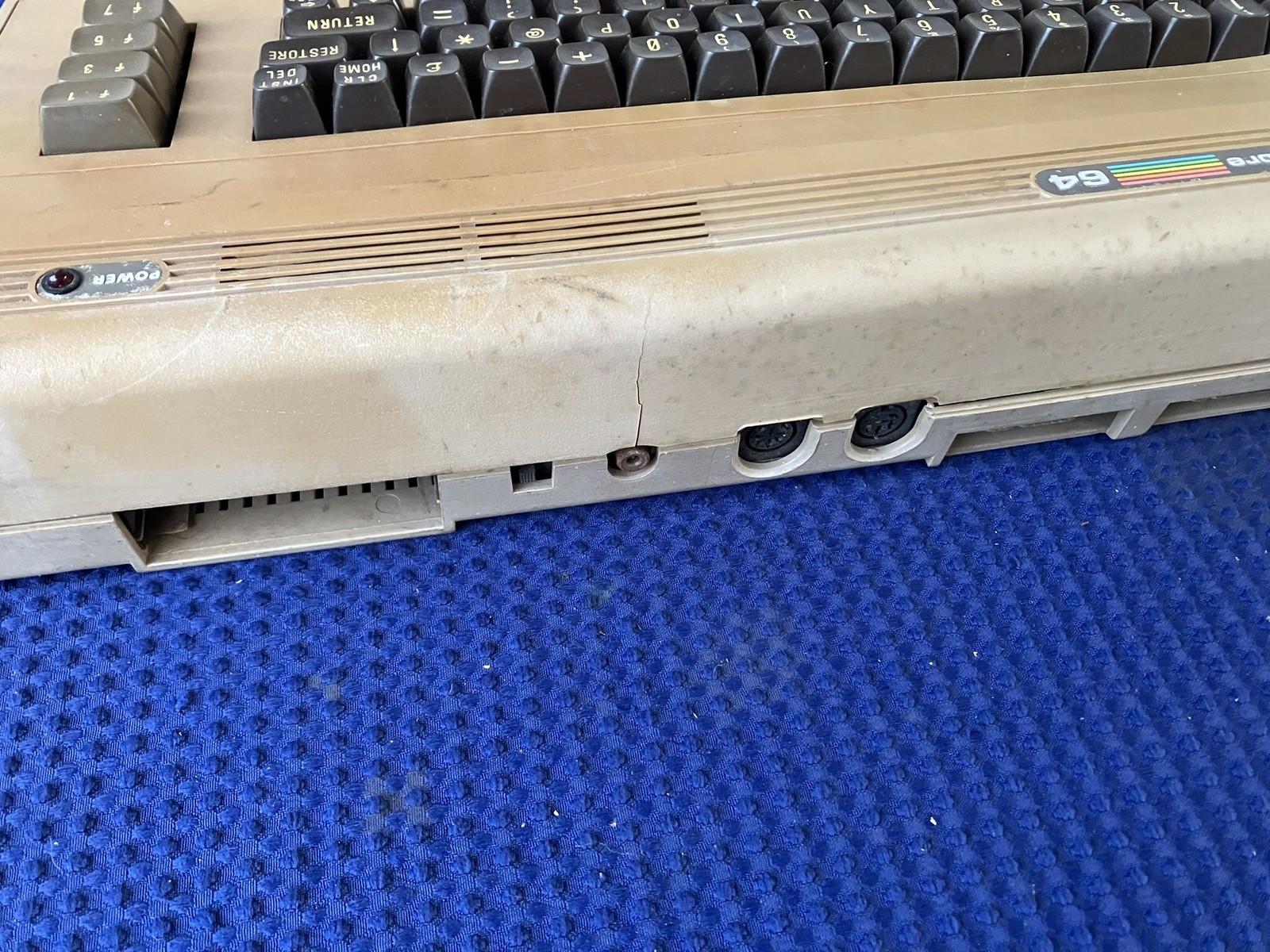 Vintage Commodore 64 Computer Not Working For Parts Or Repair.