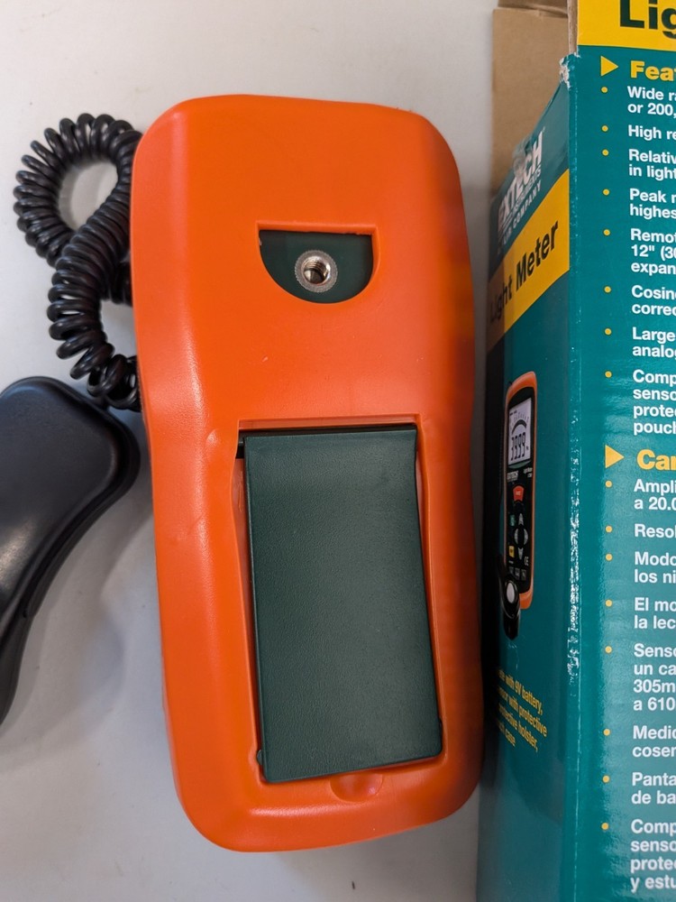 Extech LT300 Light Meter With Backlight Excellent Condition + Case + Manual