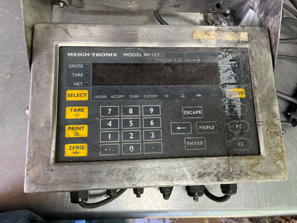 Weigh-Tronix WI-127 Scale Readout Display Control Unit LOT2